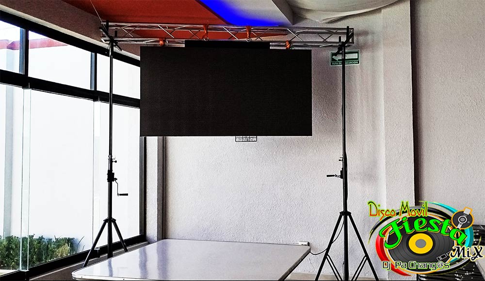 Renta pantalla led para boda, quinceanera en tlaxcala Dj sonido discomovil